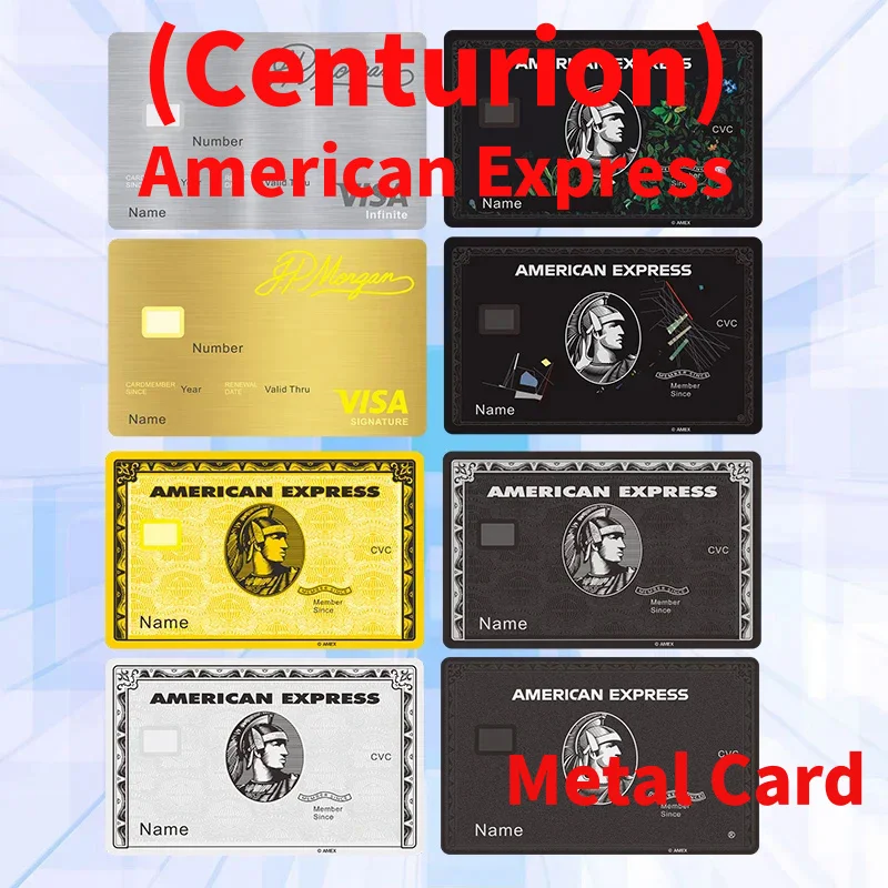 

Custom. Пользовательская металлическая карта High Club Card Custom American Black Card Центурион, короткая видеокарта, выпуклый код