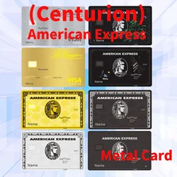 Custom. Пользовательская металлическая карта High Club Card Custom American Black Card Центурион, короткая видеокарта, выпуклый код