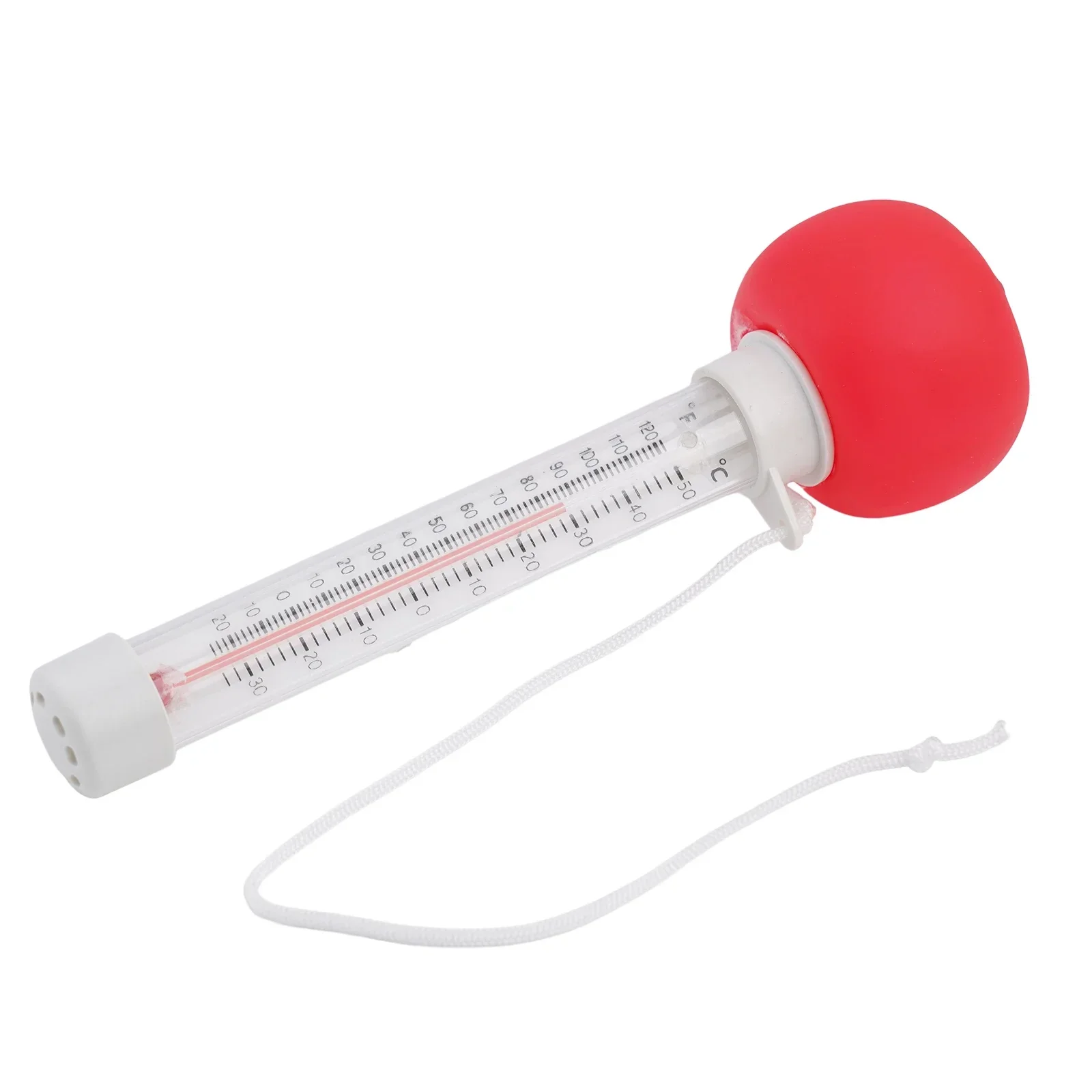 1pcs PVC Floating Swimming Pool Thermometer For Pond Spa Water Temperature 6*5*21 Cm For Swimming Pool  Outdoor