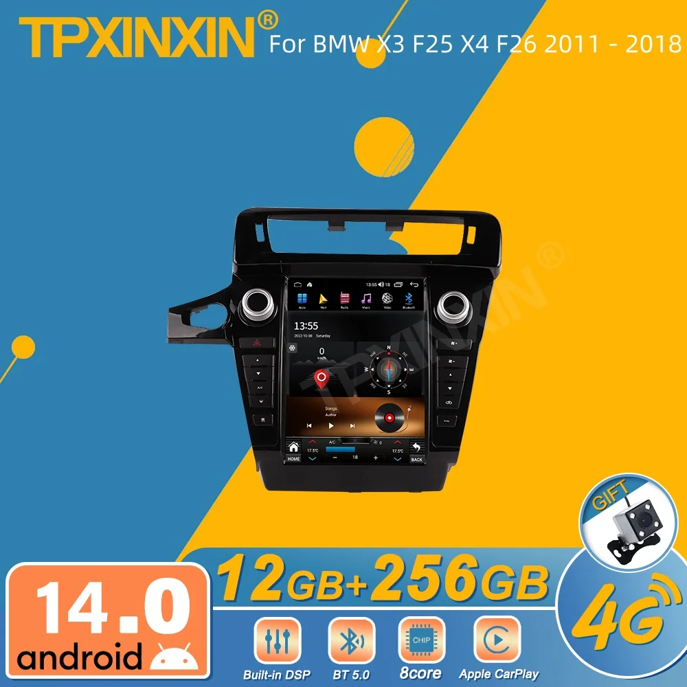 

Для BMW X3 F25 X4 F26 2011-2018 Android автомобильный радиоприемник мультимедийный видеоплеер беспроводной Carplay авторадио стерео GPS Navi головное устройство