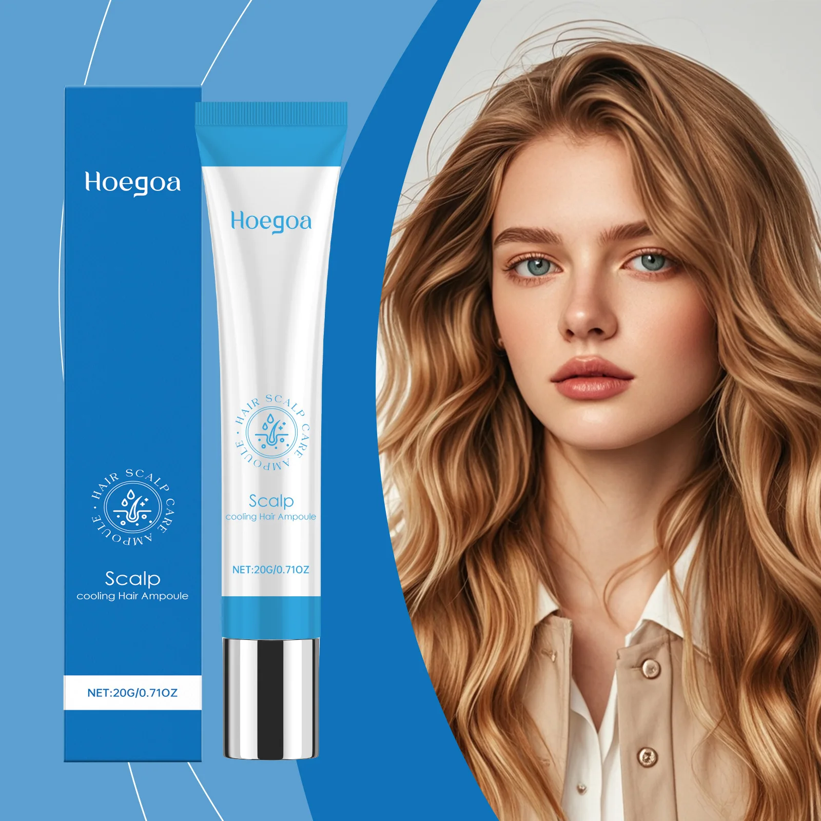 

Hair Care Essential Oil Anti-Frizz Hair Serum Smooth Shine Hair Damaged Repairing Promote Hair Growth Nourishing Scalp Roller ﻿