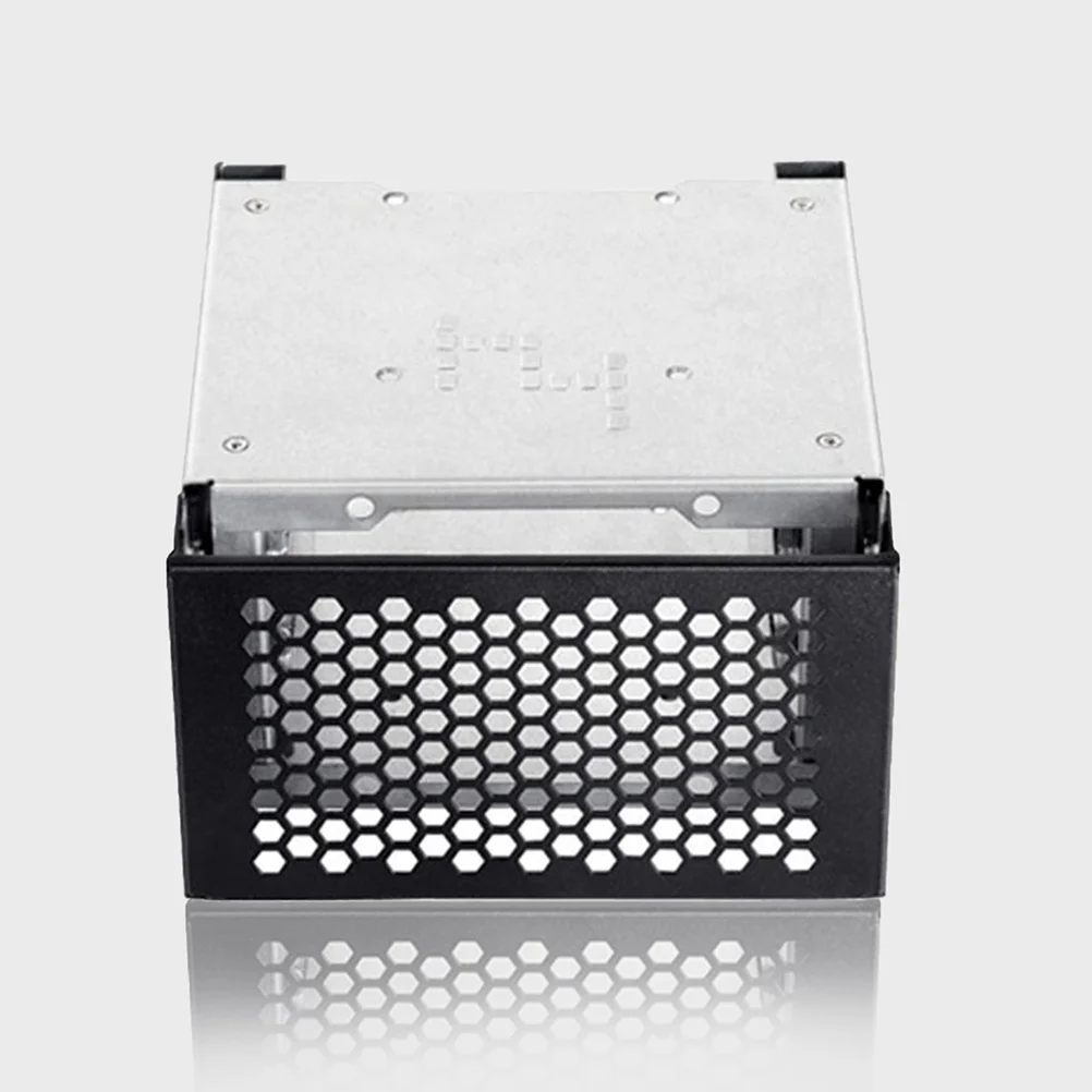 

Hard Disk Cage Aluminum Alloy 35 Inch Optical Drive Bay Hard Drive Mounting Kit Durable Heat Dissipation Bracket