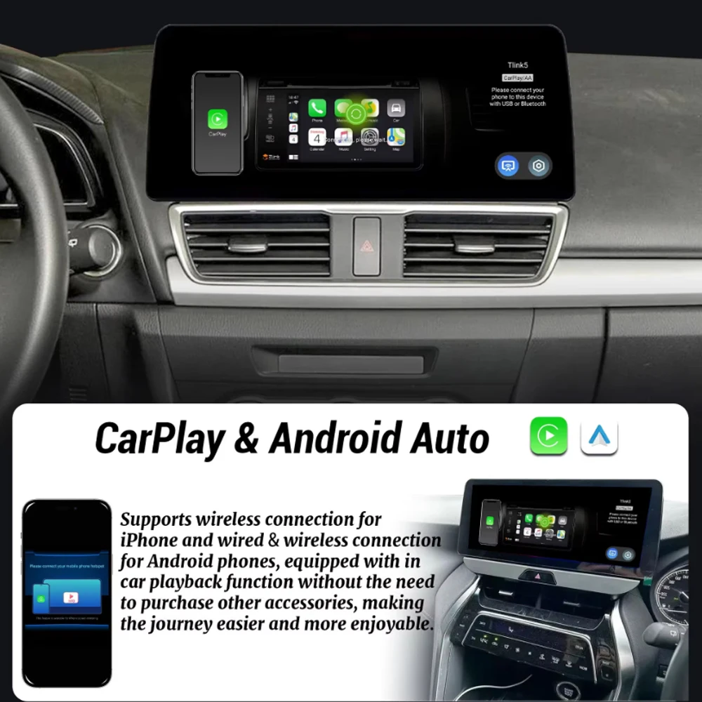 12.3 INCH Android 16 For Chevrolet Captiva 2012 2013 2014 2015-2017 Car Wireless CarPlay Android Auto Multimedia Display Screen - view 6