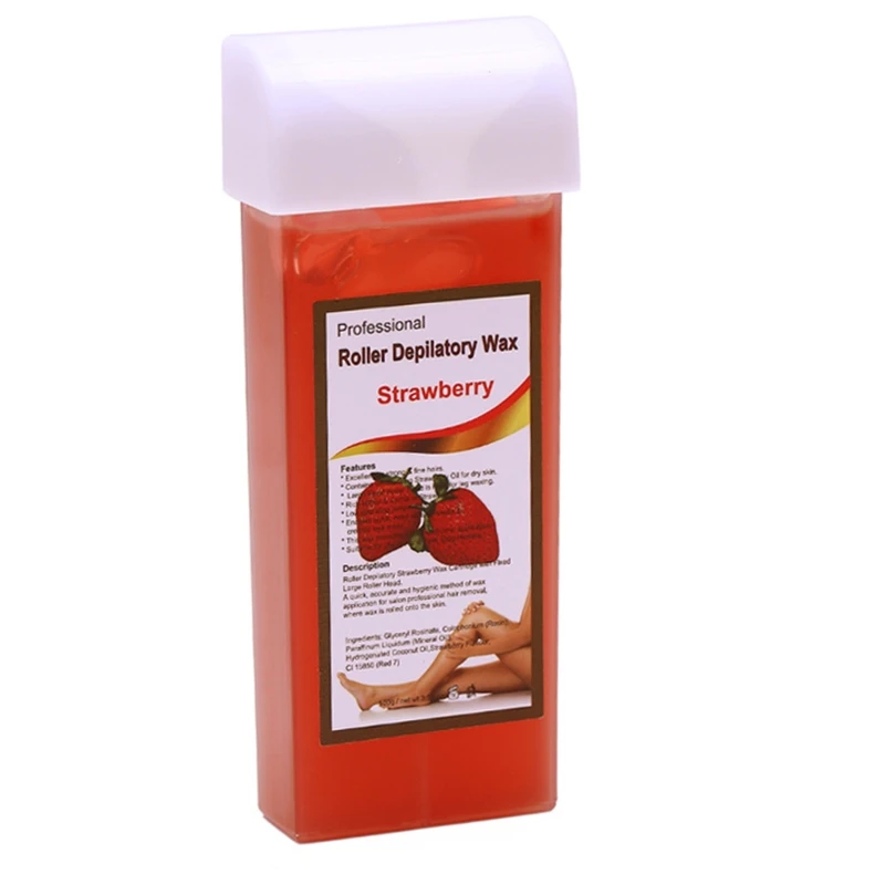100g 제모 왁스 부드러운 무자극 뜨거운 제모 크림 왁스 카트리지