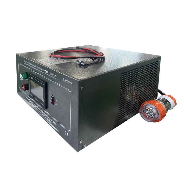 600v 15a 9KW High Voltage DC Power Supply Alloy Anodising Hard Chrome Nickel Plating CC CV Switchable Air Cooling Rectifier