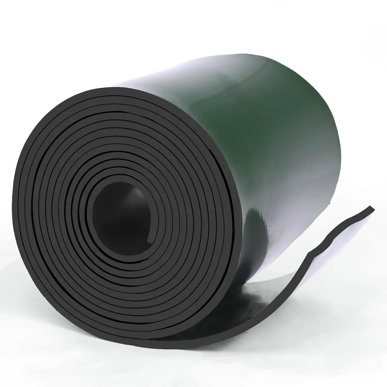 

Adhesive Solid Rubber Strips 6" Wide x 1/8" Thick x 120" Long Self Neoprene Rubber Sheet with Adhesive Backing for DIY Gaskets