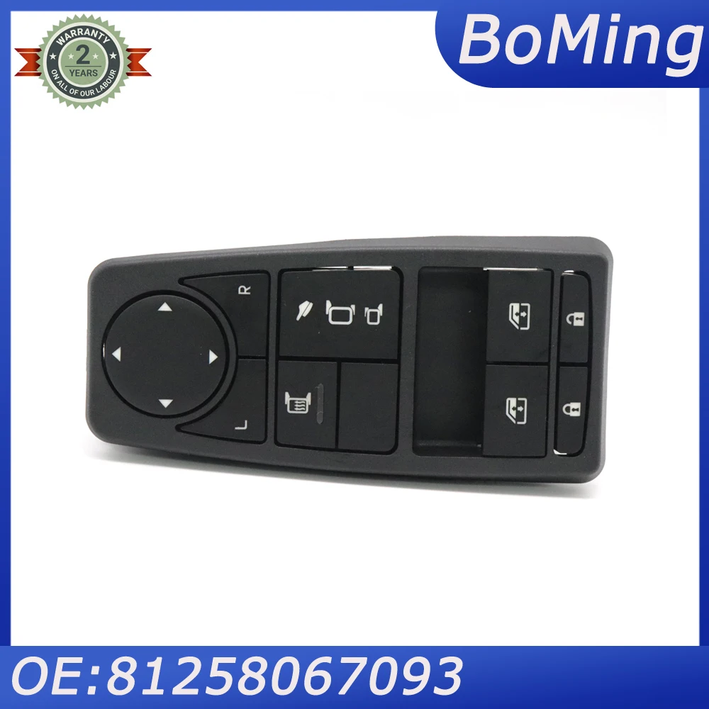 

Driver Side Car Power Window Master Lifter Control Switch 81258067093 For MAN Truck Man TGS TGX TGL TGM LHD 81258067063