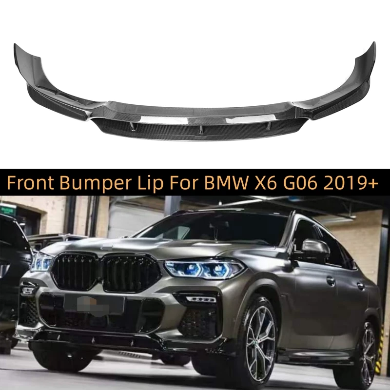 

Сплиттер для переднего бампера BMW X6 G06 M Sport 2019 2020 2021 2022 2023