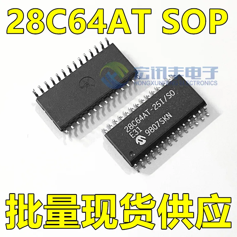 

28C64AT 28C64AT-25I/SO SOP-28 10 шт.