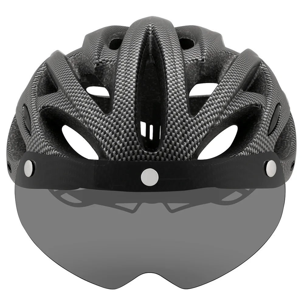 NEW 230g CAIRBULL Ultralight Helmet Road Mountain Helmet Intergrally-molded with Removable Visor Goggles Bike Taillight Helmet
