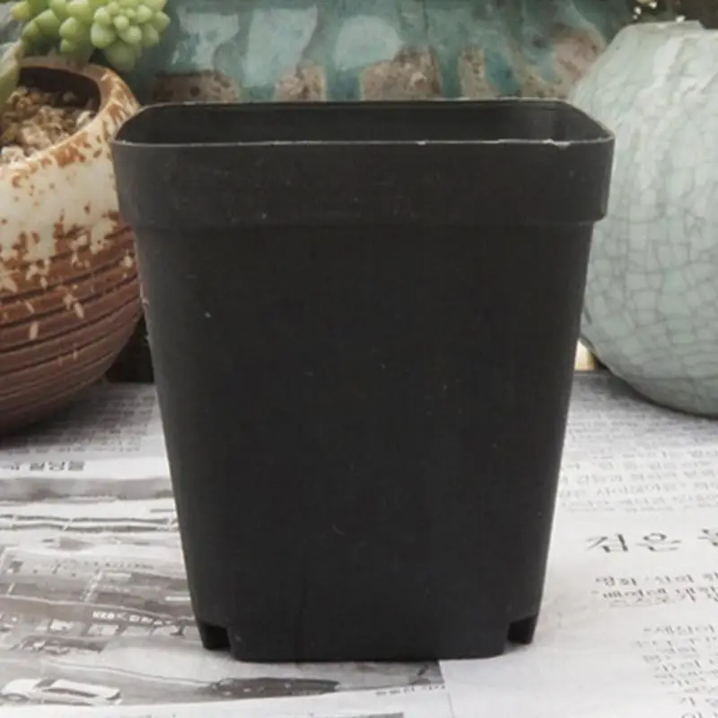 สแควร์ต้นกล้าหม้อทนทานและทนทาน Multi สีสแควร์เนอสเซอรี่หม้อต้นกล้า Nursery ปลูก Planter สำหรับ