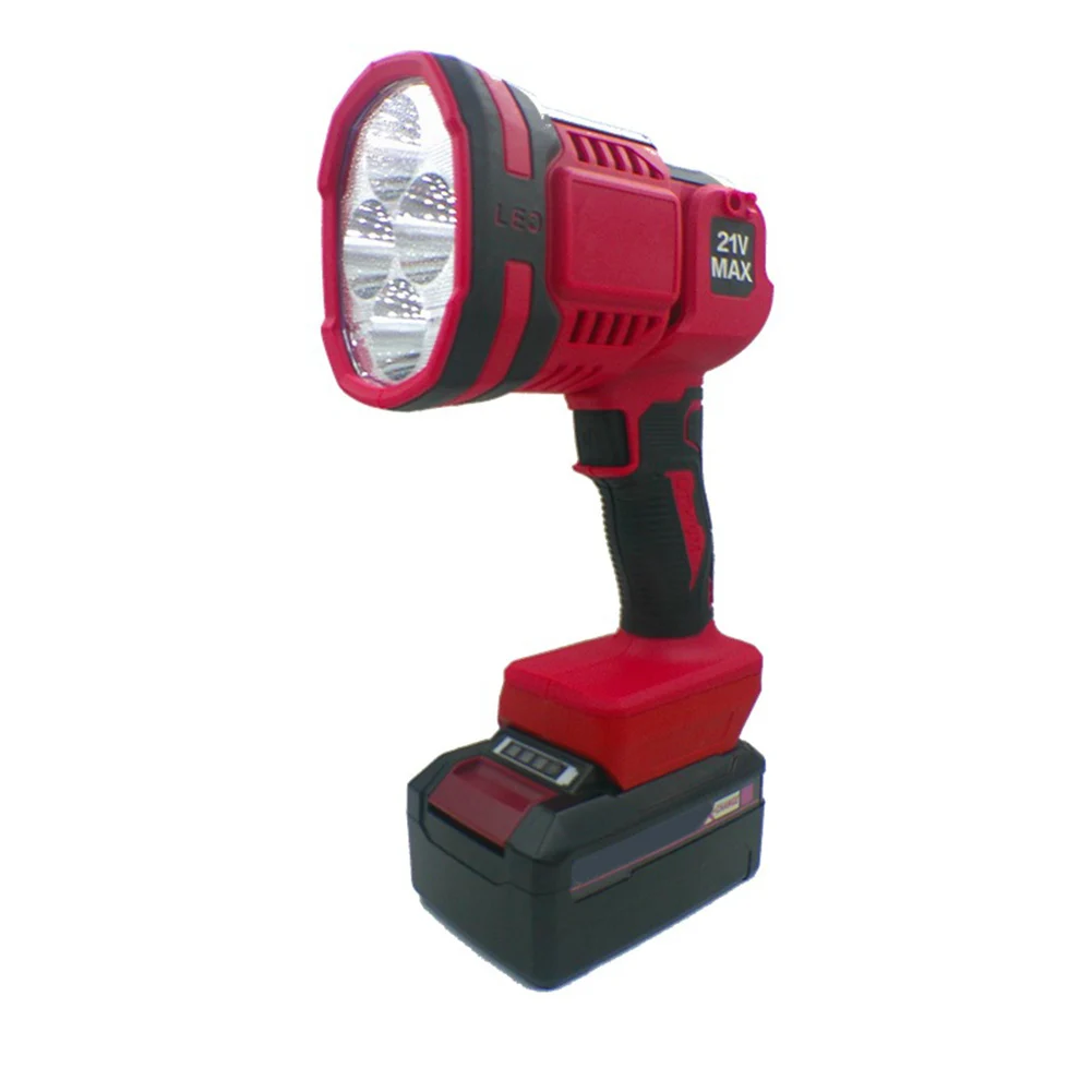 مصباح يدوي LED لاسلكي لبطاريات Worx WA3575، WA3525، WA3578 / ضوء العمل / ضوء التخييم / الضوء الليلي