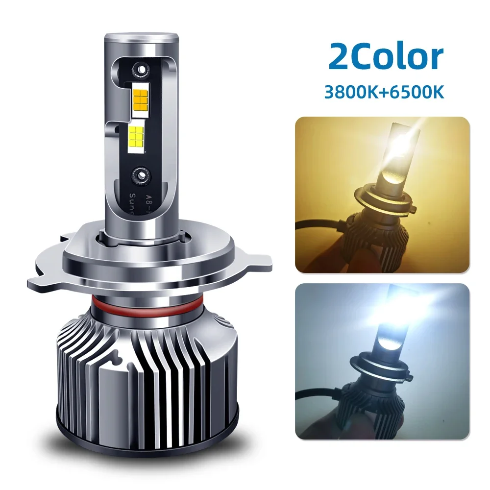 

Transform Your Car's Lighting System with H1 H7 H8 H9 H11 H18 H4 9005 9006 9012 9003 LED Headlight Bulbs - 3800K 6500K