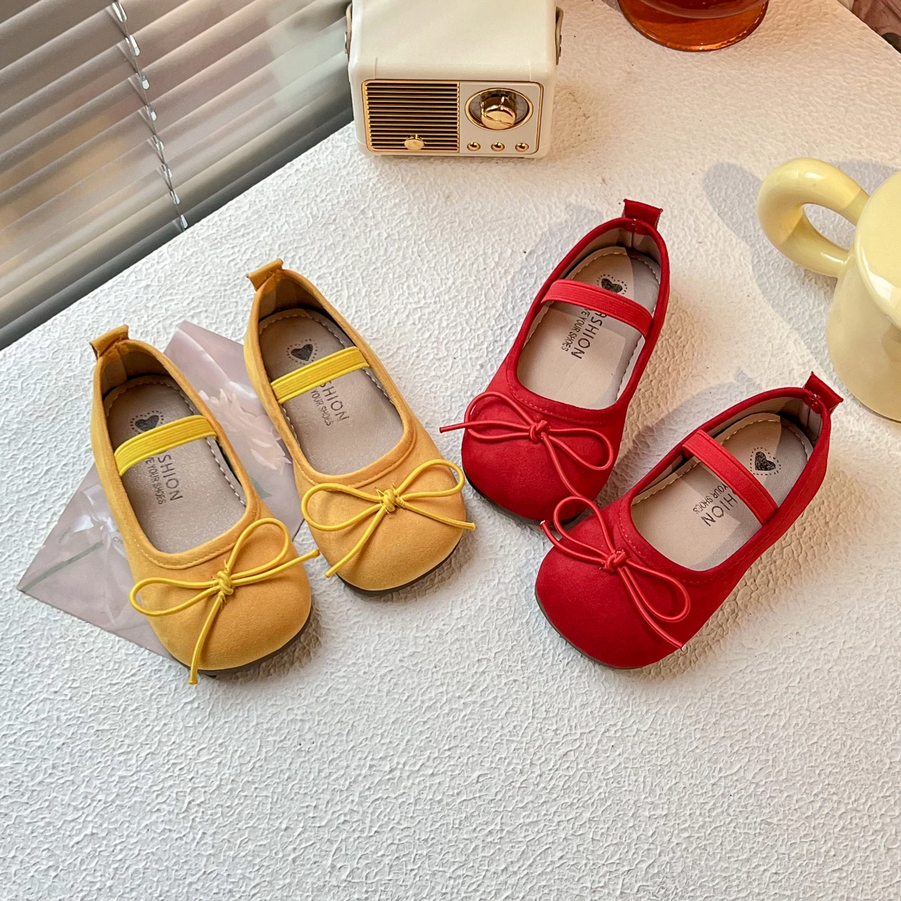 

Декоративная обувь с бантом для девочек, весенне-осенняя модная удобная обувь принцессы на мягкой подошве, легкие туфли Мэри Джейн с плоской подошвой