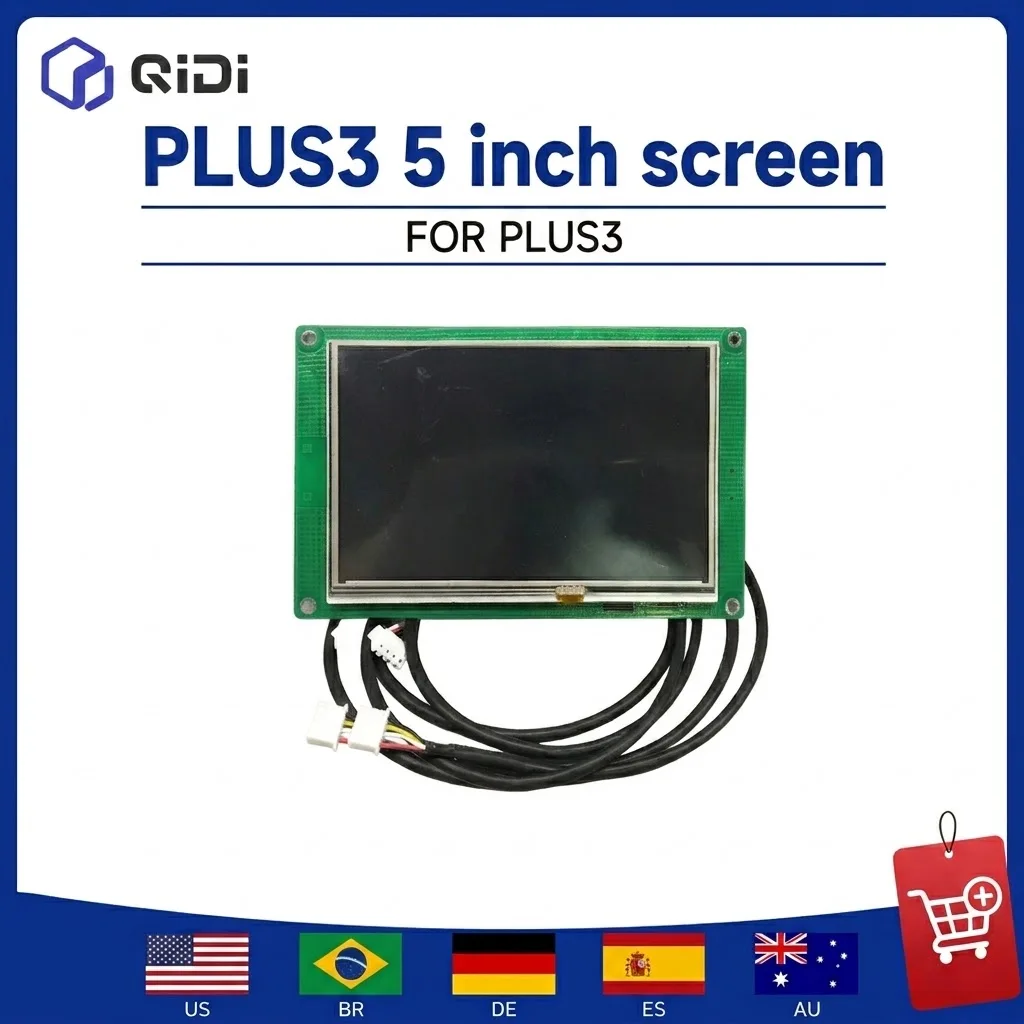 QIDI PLUS3 5 Inch Screen Replacement Display for PLUS3 3D Printer Original Spare Part
