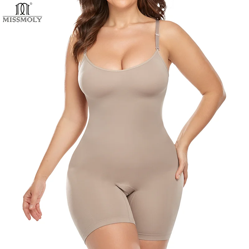 Bodysuits Shaper Women Sexy Breast Support Solid Bodyshaper MISS MOLY Waist Trainer Tummy Control Corset Lady Thigh Slimmer Faja