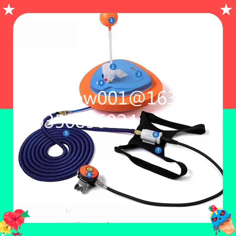 Diving breathing apparatus, scuba diving, deep floating oxygen artificial fish gills full set of equipment
