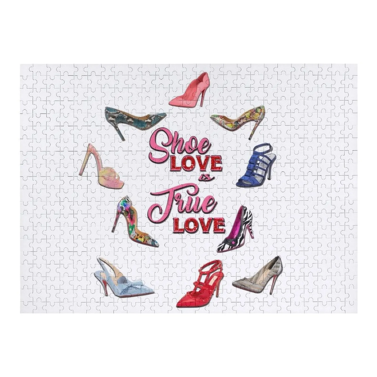 

High Heels Stilettos Shoes Shoe Love True Love Jigsaw Puzzle Baby Toy Personalized Wooden Name Personalized Gift Married Puzzle
