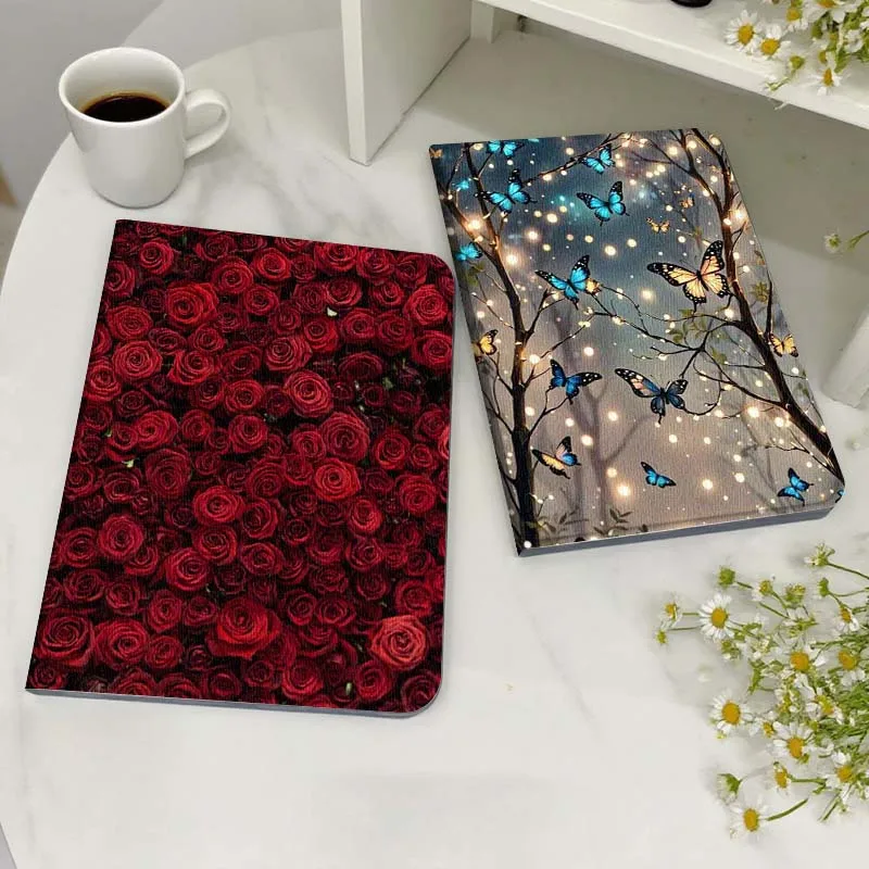 

Butterfly Art Beautiful Flower For Xiaoxin Lenovo Tab Pad K11 K10 M10 P11 3rd Plus Pro Legion Y700 Y900 Gen4 2 Tablet Case Gift