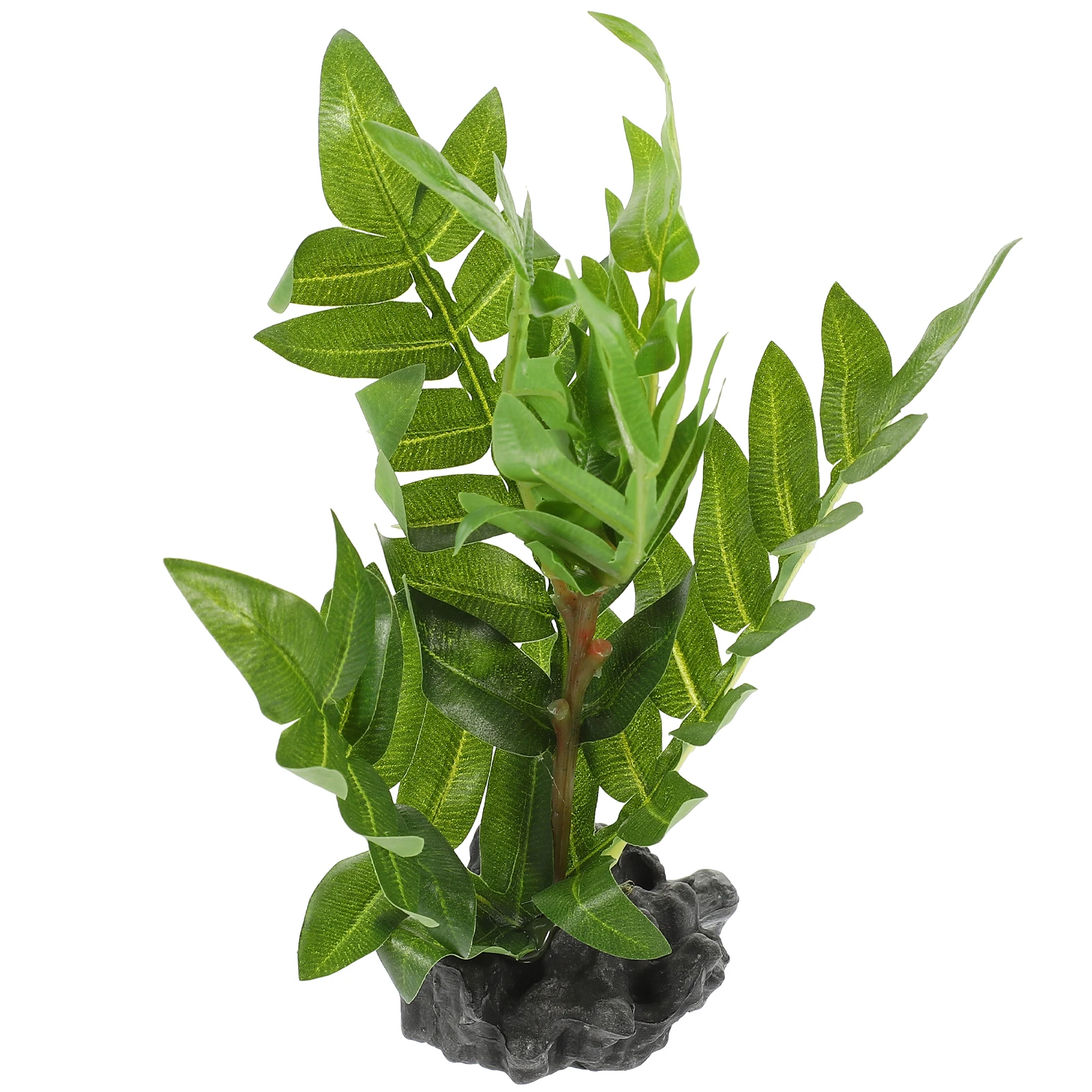 

Faux Decorative Plants for Reptile Tank Terrarium Artificial Safe Plastic Resin Weighted Habitat Reptile
