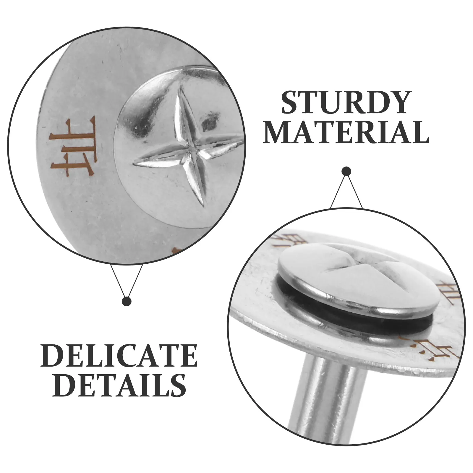 Steel Survey Markers Stainless Steel Nail Accurate Center Point Marking Low Profile Landscaping Yard Stakes Property