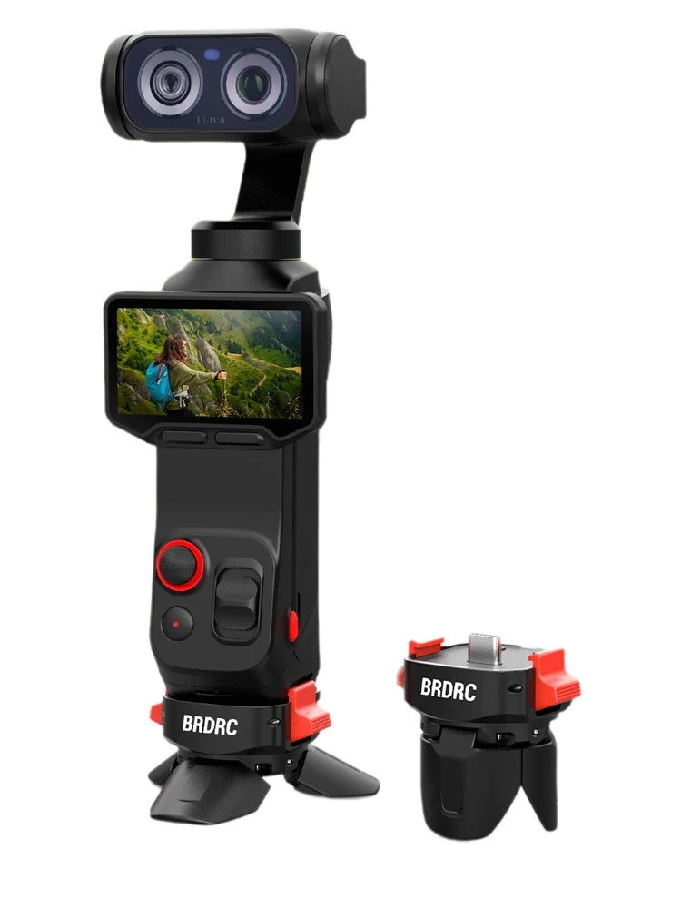 Statyw BRDRC do Insta360 Luna Ultra, akcesoria, mocowanie magnetyczne z dokiem ładującym Type-C, przenośny uchwyt fotograficzny na biurko — zdjęcie produktu 7
