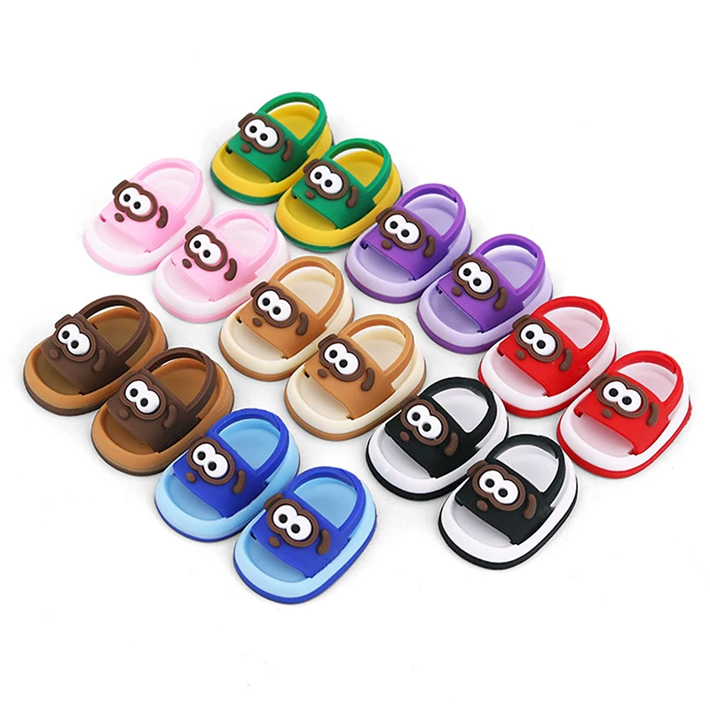 Vendita calda 15/17 cm scarpe da bambola mini scarpe di plastica per bambole mini scarpe da dito accessorio di abbigliamento per bambole da 6,9 pollici