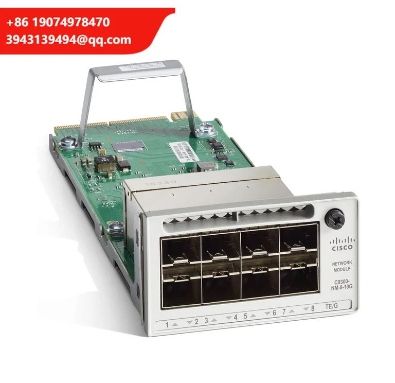

Сетевой модуль 8 x 10GE для Cisco C9300 C9300X-NM-8Y в наличии на складе, сетевое оборудование