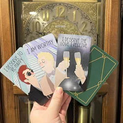 20Pcs Fantasy Comedy Good Omens Affirmation Deck Prophet Lovely Figure Tarot Divination Taro Affirmation Decks Prophecy Cards