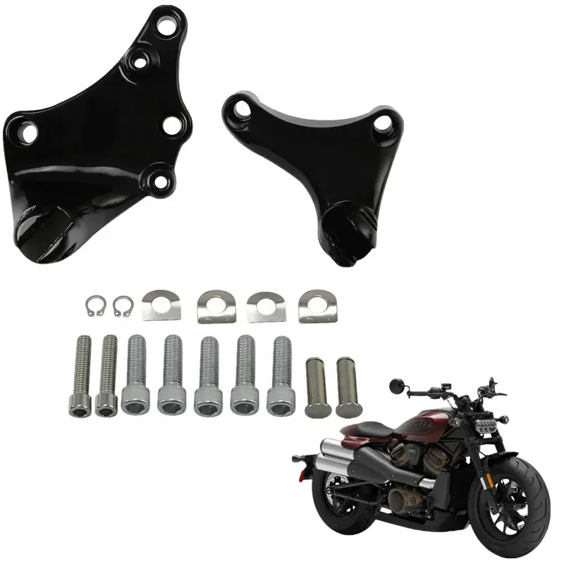 

Для Harley Sportster 2014-2022 Iron 883 1200 Custom 48 72, детали для мотоциклов SuperLow Roadster, комплекты креплений для подножки пассажира