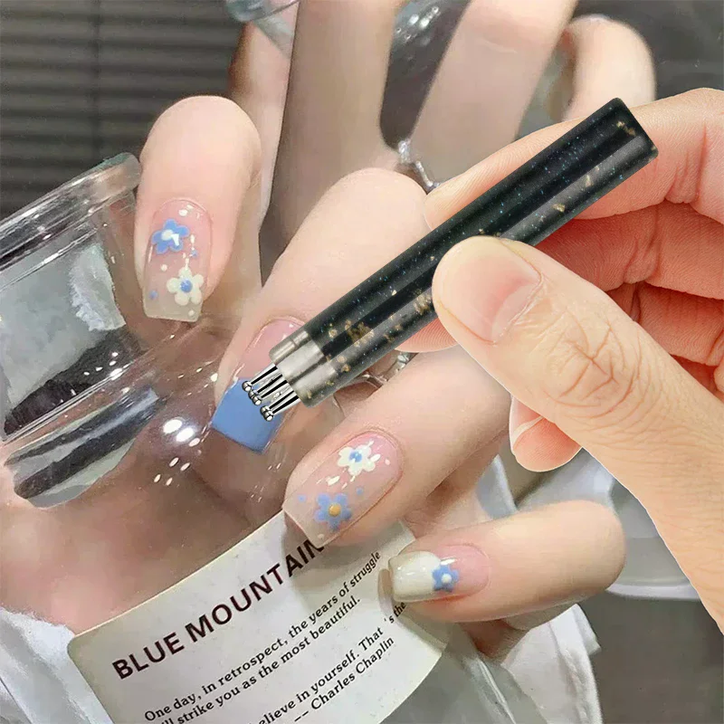 5-bladige bloem nagelpuntstift - Nail Art One Stroke recensie en prijs