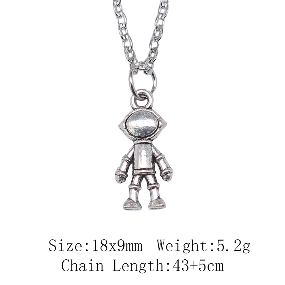 New Year'S Day Necklace On The Neck 43Cm Chain Space Aviation Travel Couple Necklace Pendants And Necklaces