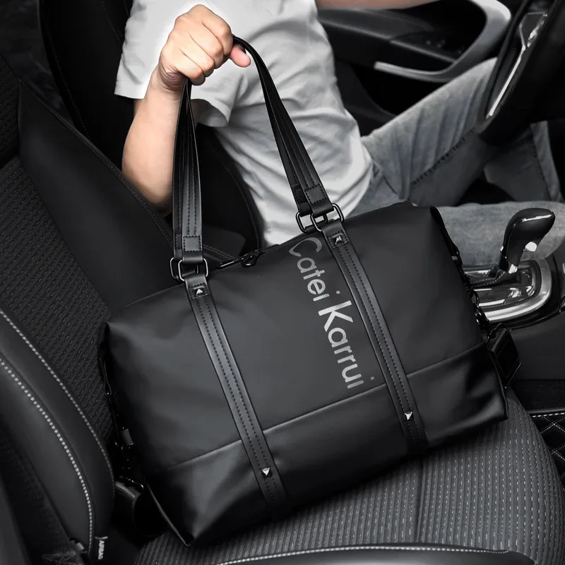 Casual Men\'s Handbags Oxford Top-Handle Bags High Capacity Travel Totes Men Hand Bag Business Lightweight Laptop Briefcase Male