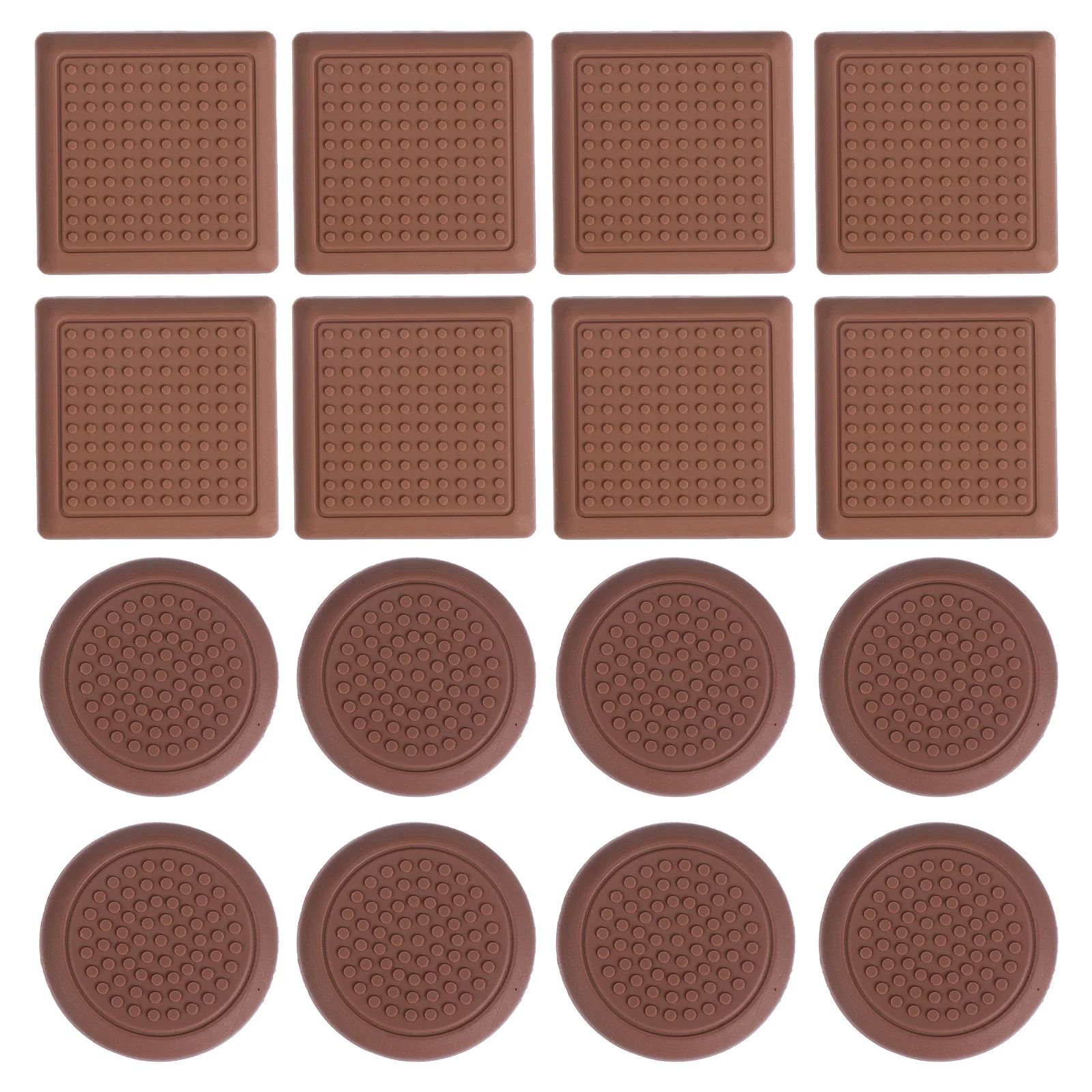 

16 Pcs Furniture Feet Covers Chair Leg Cover Floor Protector Anti Skid Soft Material Fits Chairs Protects Floors Home Office Use