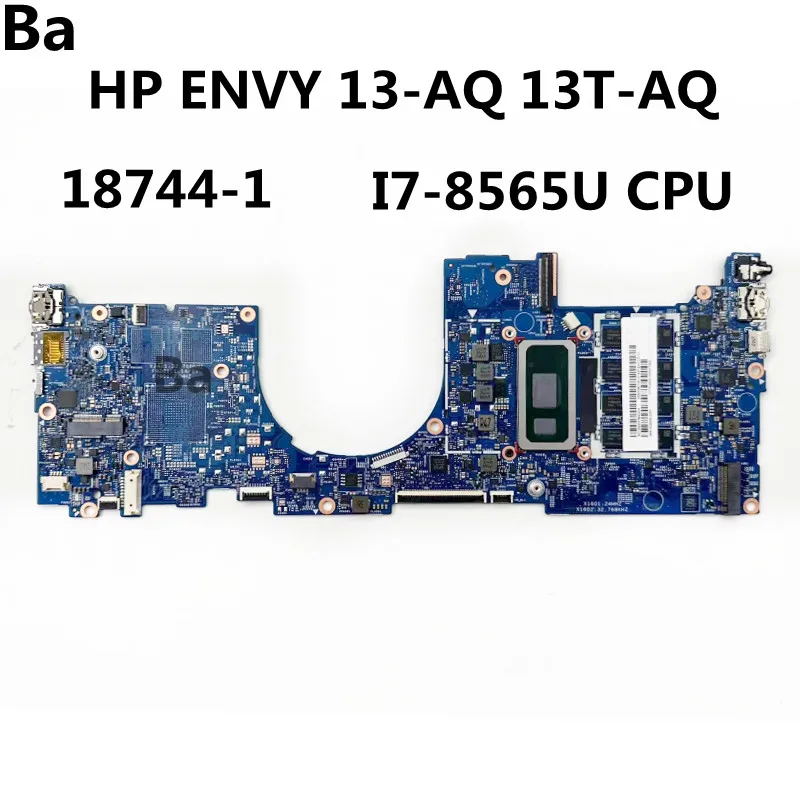 

For HP ENVY 13-AQ 13T-AQ Laptop motherboard 18744-1 Mainboard With I7-8565U CPU