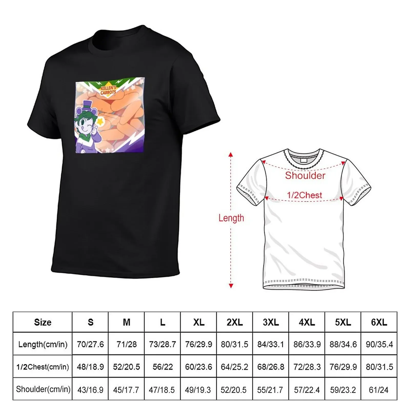 Kellen's Carrots (by Doopie) T-Shirt man t shirt graphics luxury clothes men