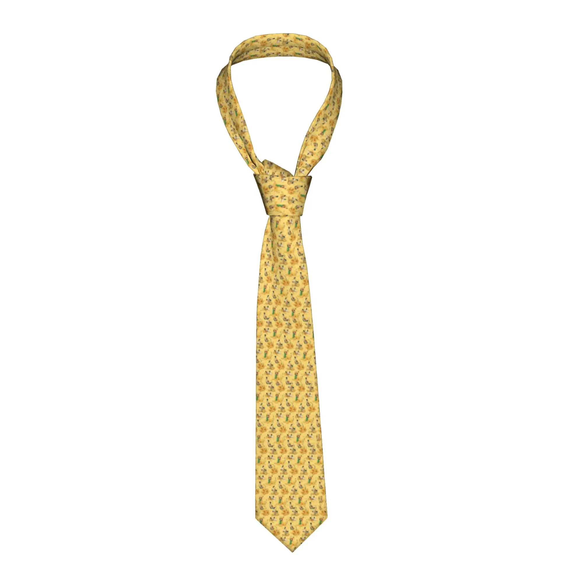 

Мужской модный деловой галстук из шелка с мультяшным принтом: Микки Маус, Плуто, собаки, аниме