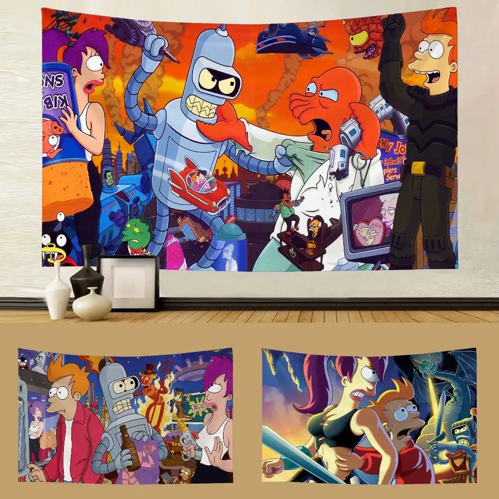 F-Futuramas Tapestry Customizable Tapestries Of Various Styles,wall Hangings, Celebrity Photo Printing,wall Hangings