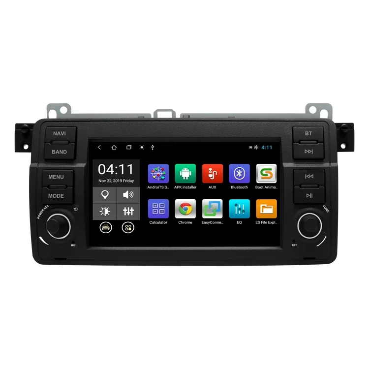 Car GPS Navigation Radio Multimedia Player 7 Inch Android 11 for BMW E46 M3 3 Series 318 320 325 330 335 1998-2005