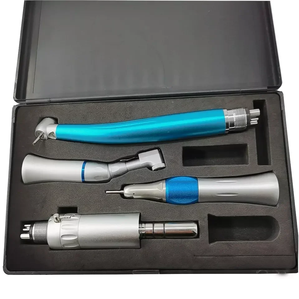 MARCH EXPO 2022 Colorful De ntal Handpiece LED Set High/Low Speed Handpiece for De ntal turbina lowspeed