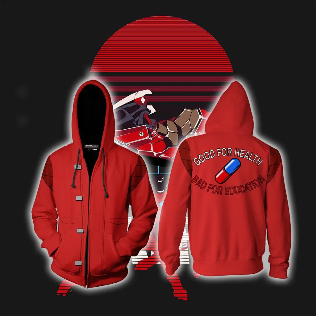 Anime Akira Kaneda Hoodie Cosplay red Jacket coat Men Sweatshirts