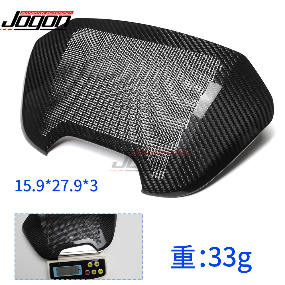 Carbon Fiber Car Interior Rear Seat Waterfall Speaker Cover Trim Accessories For C8 Corvette Stingray Z06 Coupe 2020-2024