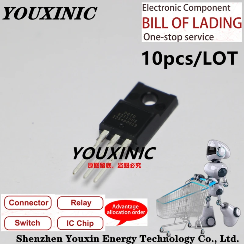 YOUXINIC  100% new imported original  DGTD65T15H2TF  TO-220F 650V 30A