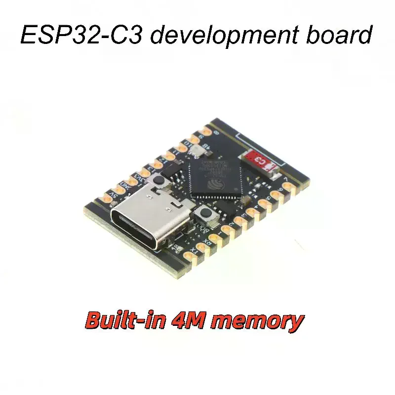 1 Set WiFi Bluetooth ESP32-C3 SuperMini Plus RGB LED Antenna Development Board ESP32 C3 Super Mini V2.0 Board