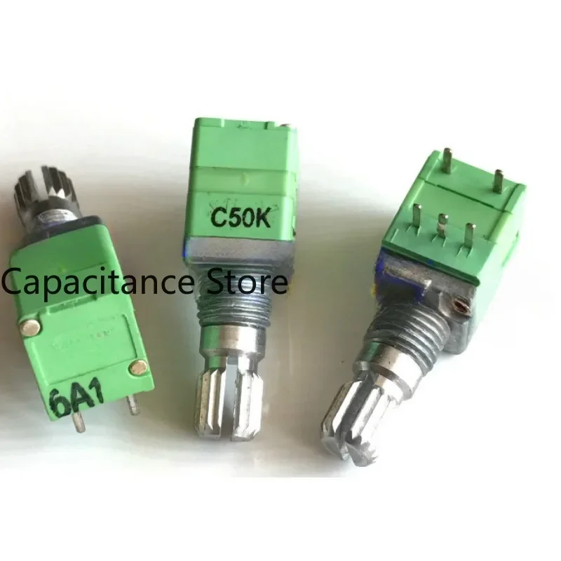 

5PCS Precision potentiometer with rotary switch RD901SF-20 single link C50K volume and sound quality control