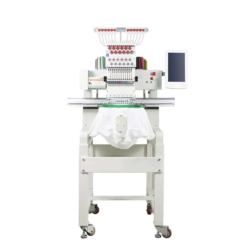 Single head 12-needle computer embroidery machine, three-in-one high-speed automatic computer embroidery machine