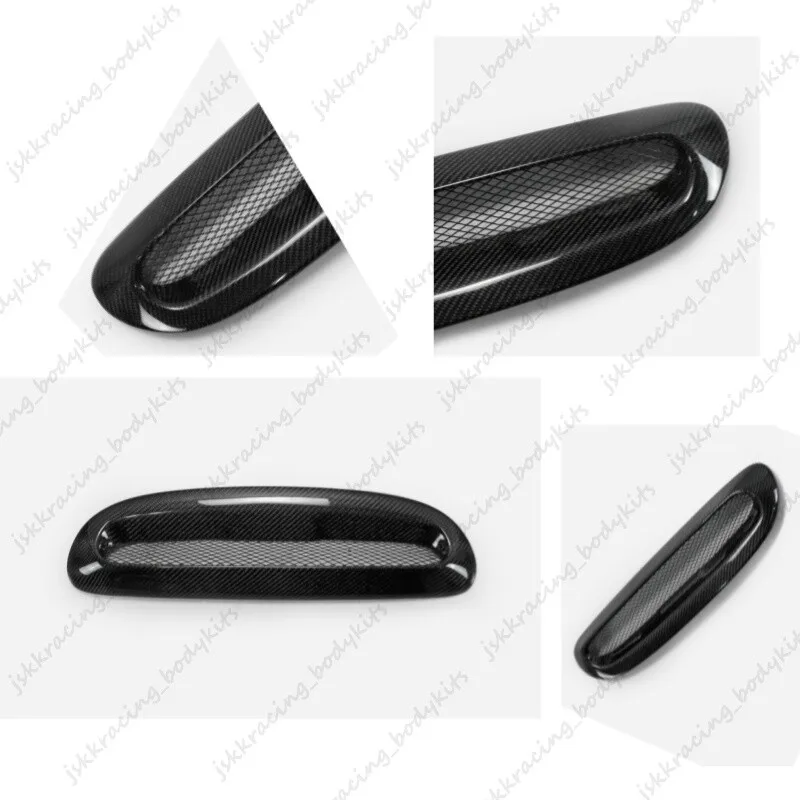 

For Mini Cooper S F56 Carbon Fiber Front Hood Scoop Bonnet Air Vent Duct Trim Cover bodykits