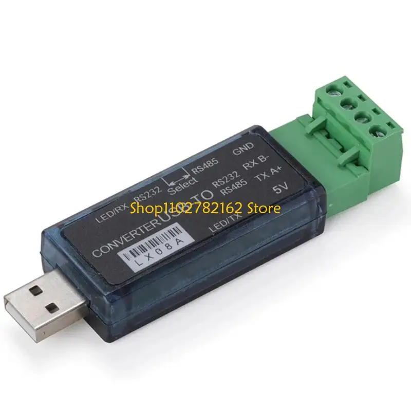 547B Plugs & Play USB to 485 232 Adapter Double Mode USB Serial Converter for Stable Data Transfer In Harsh Environments