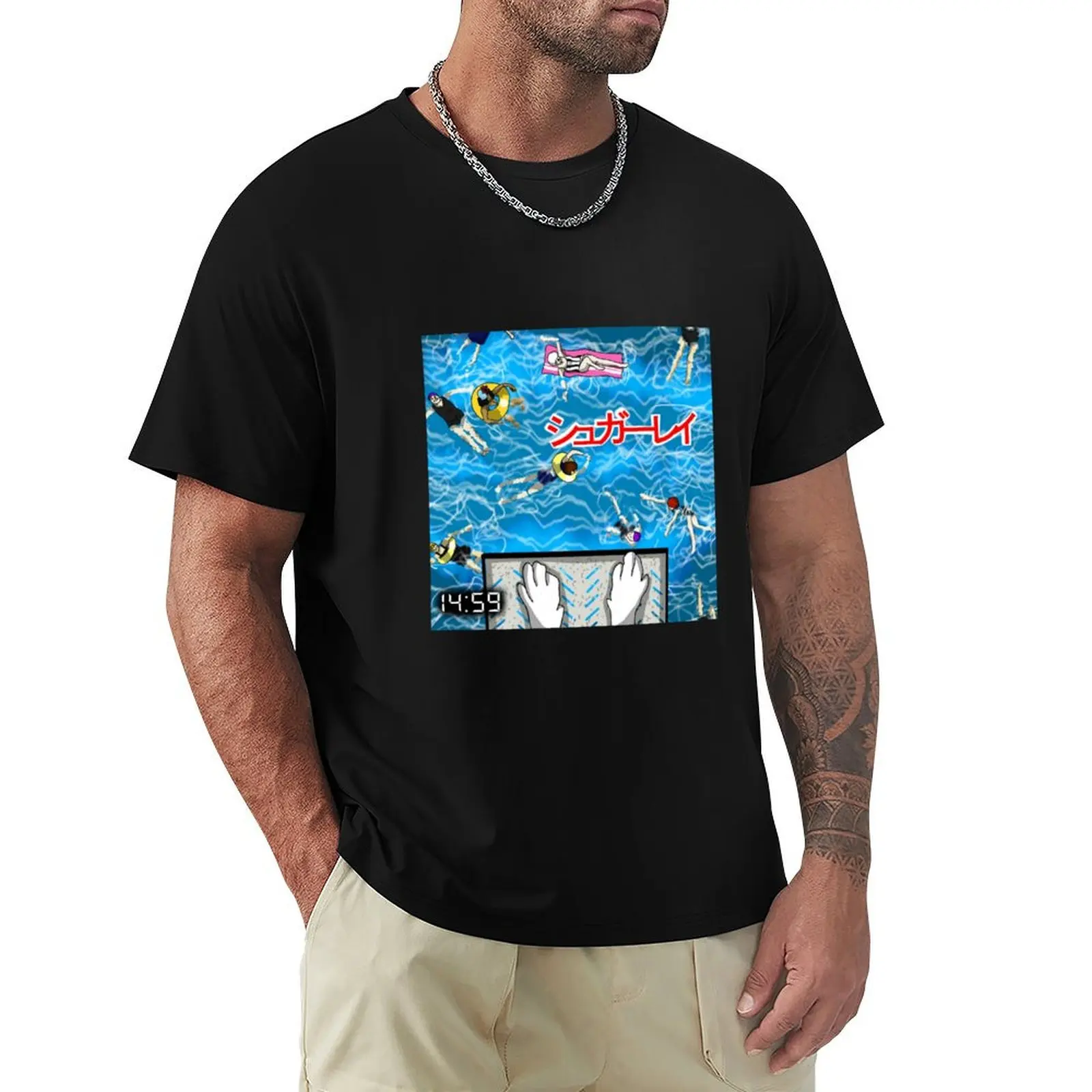 Sugar Ray 14:59 Anime Twist Cover T-Shirt Moisture Wicking Athletic T-Shirt