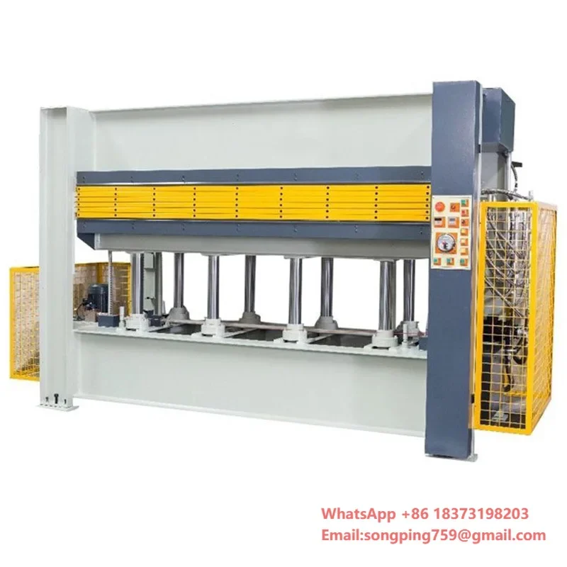 High Productivity Door Hot Press Wood Printing Woodworking Machine for Plywood